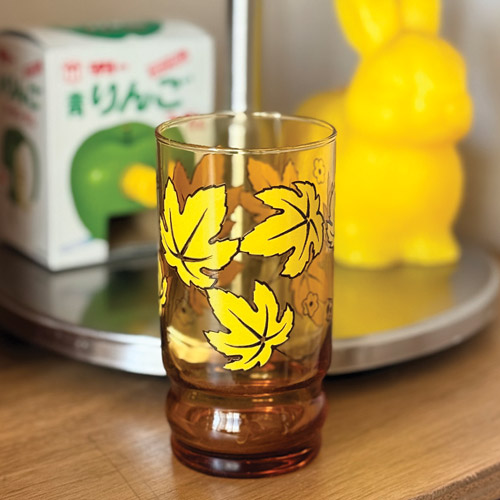 Retro brown glass